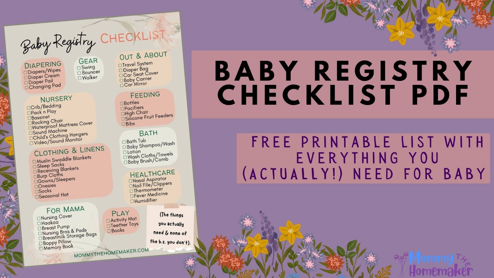 Baby Registry Checklist: Don't Forget the Toys!
