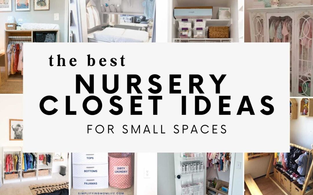 DIY Small Baby Closet Ideas (Nursery Organization Tips)