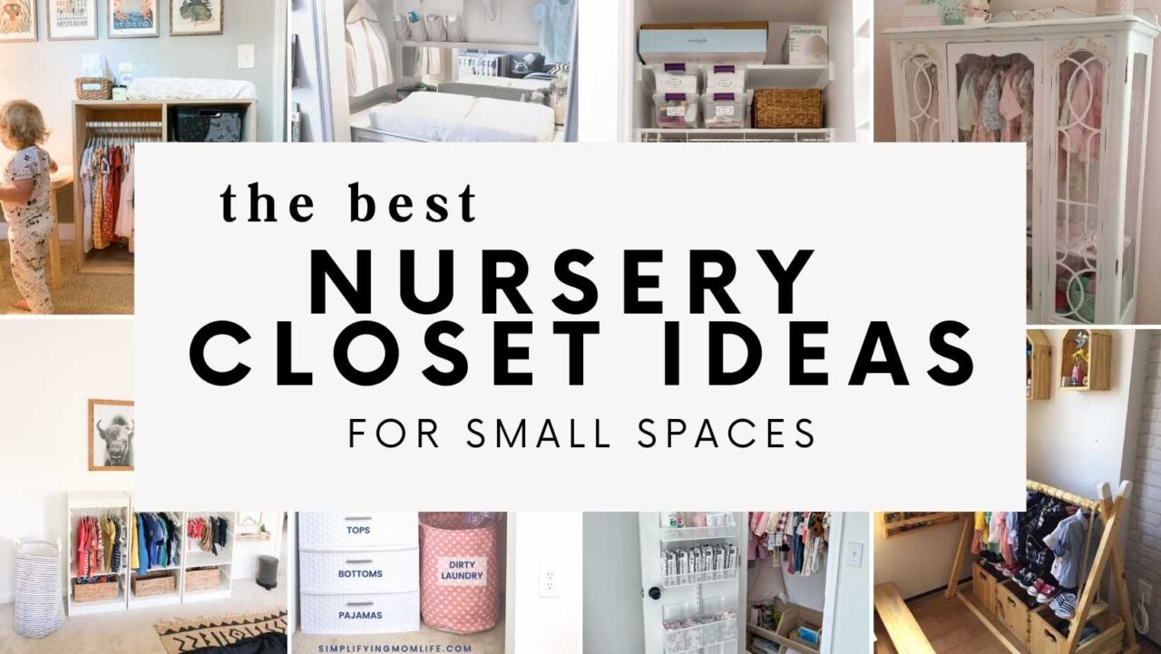 DIY Small Baby Closet Ideas (Nursery Organization Tips) Mommy the