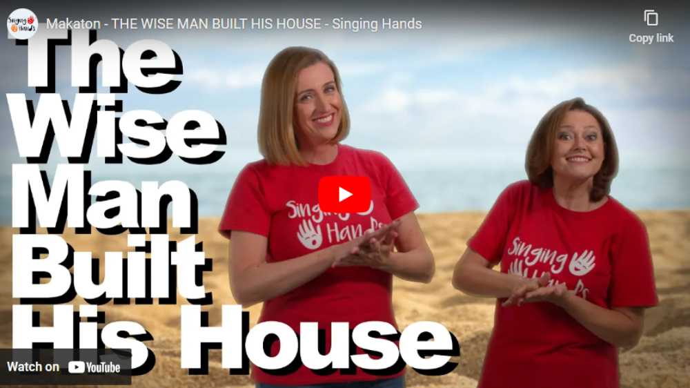 graphic for the bible song the wise man built his house