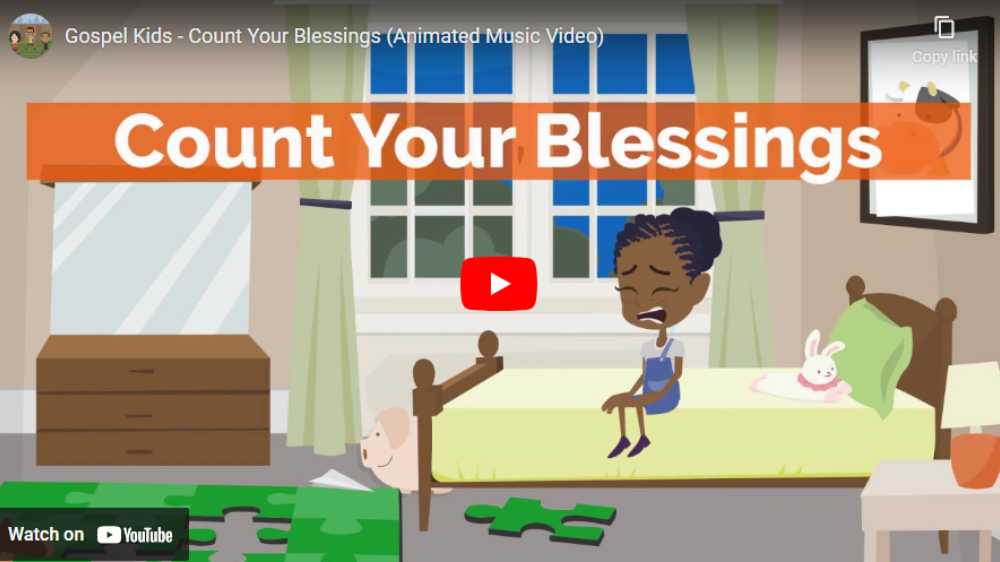 count your blessing sunday school song graphic