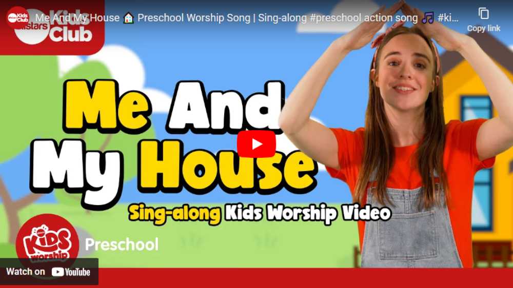 graphic for the bible song me and my house